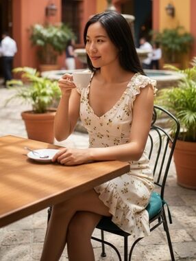 Free People like a lady mini dress size large